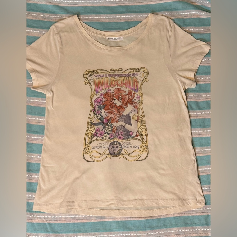 Spell Wild Child T Size Large No Flaws Intentional Distressing - Picture 2 of 13